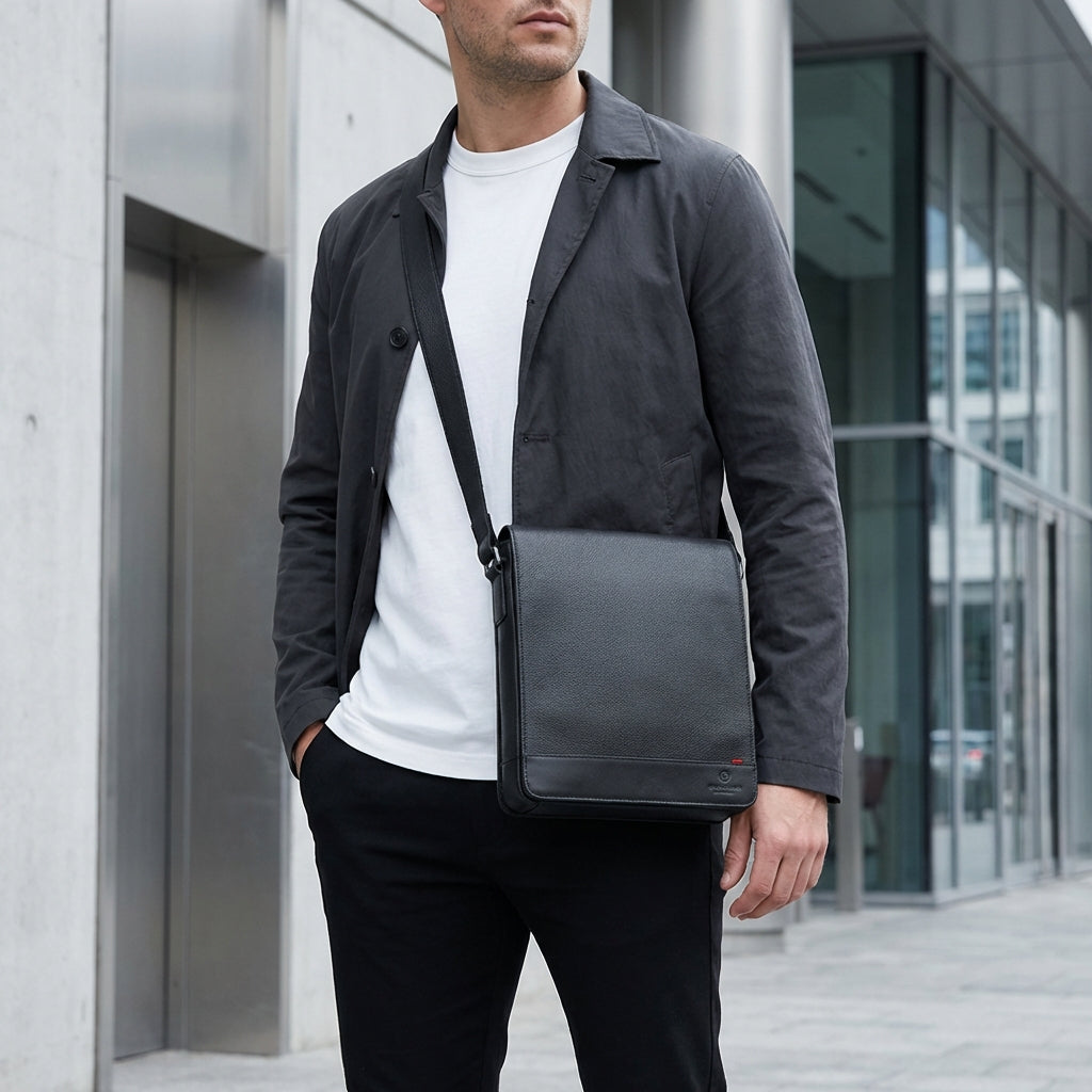 Jacob Vertical Briefcase - Marc Joseph New York