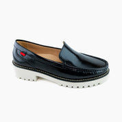 #color_Black Svelte Patent & White Sole