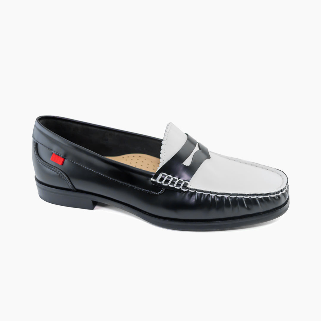 #color_Black & White Polished Napa