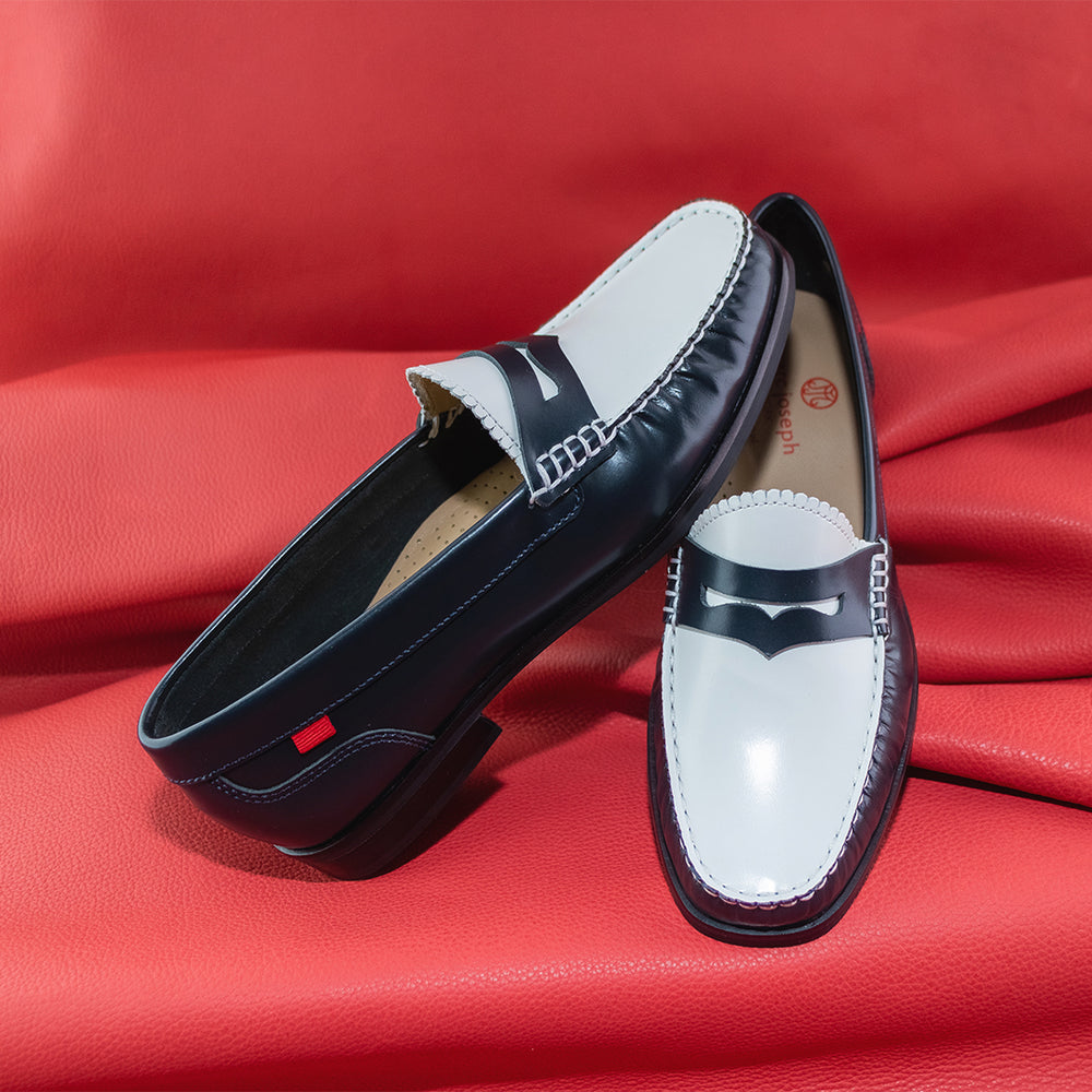 #color_Black & White Polished Napa