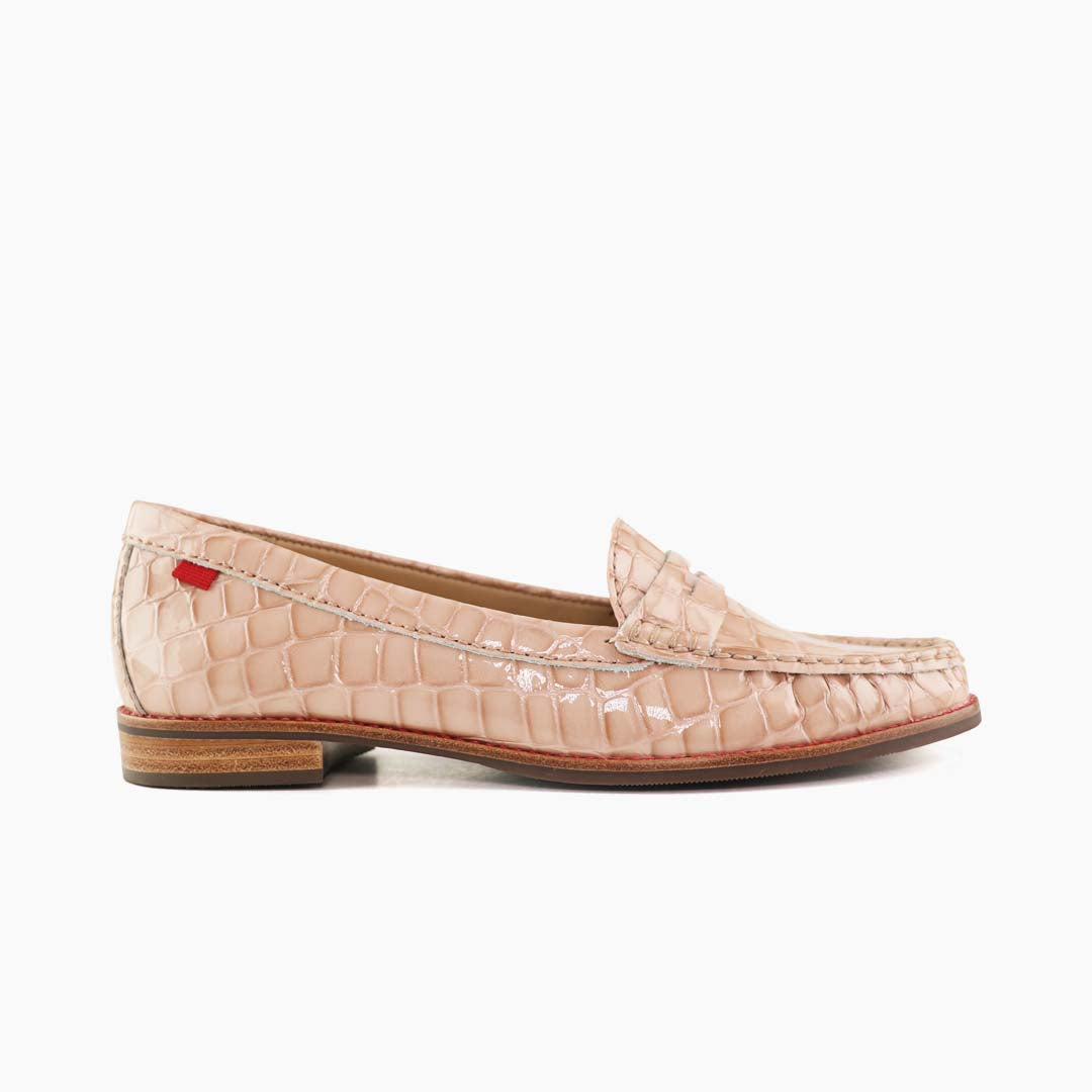 #color_Nude Croco Patent